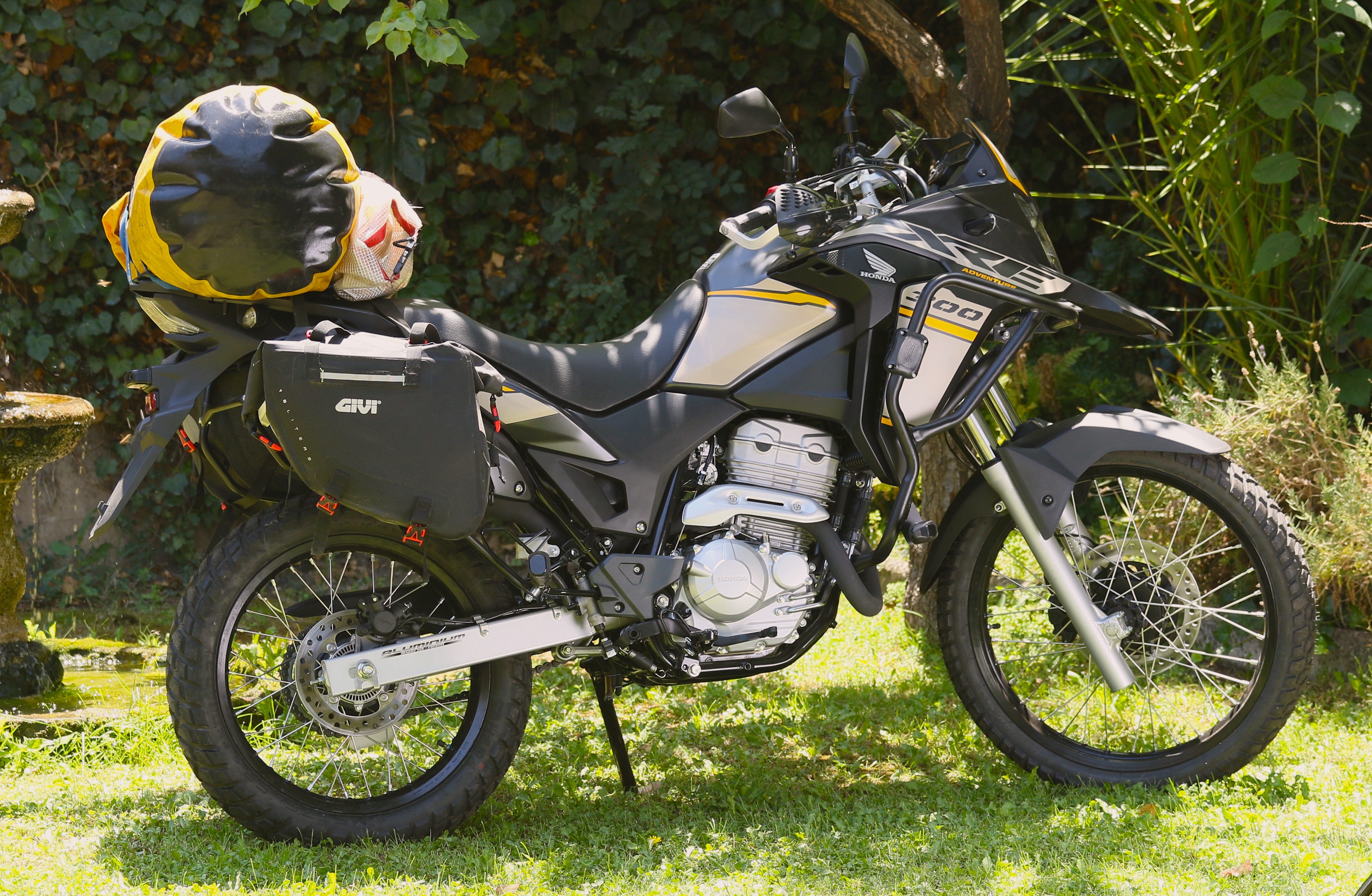 Moto en camino