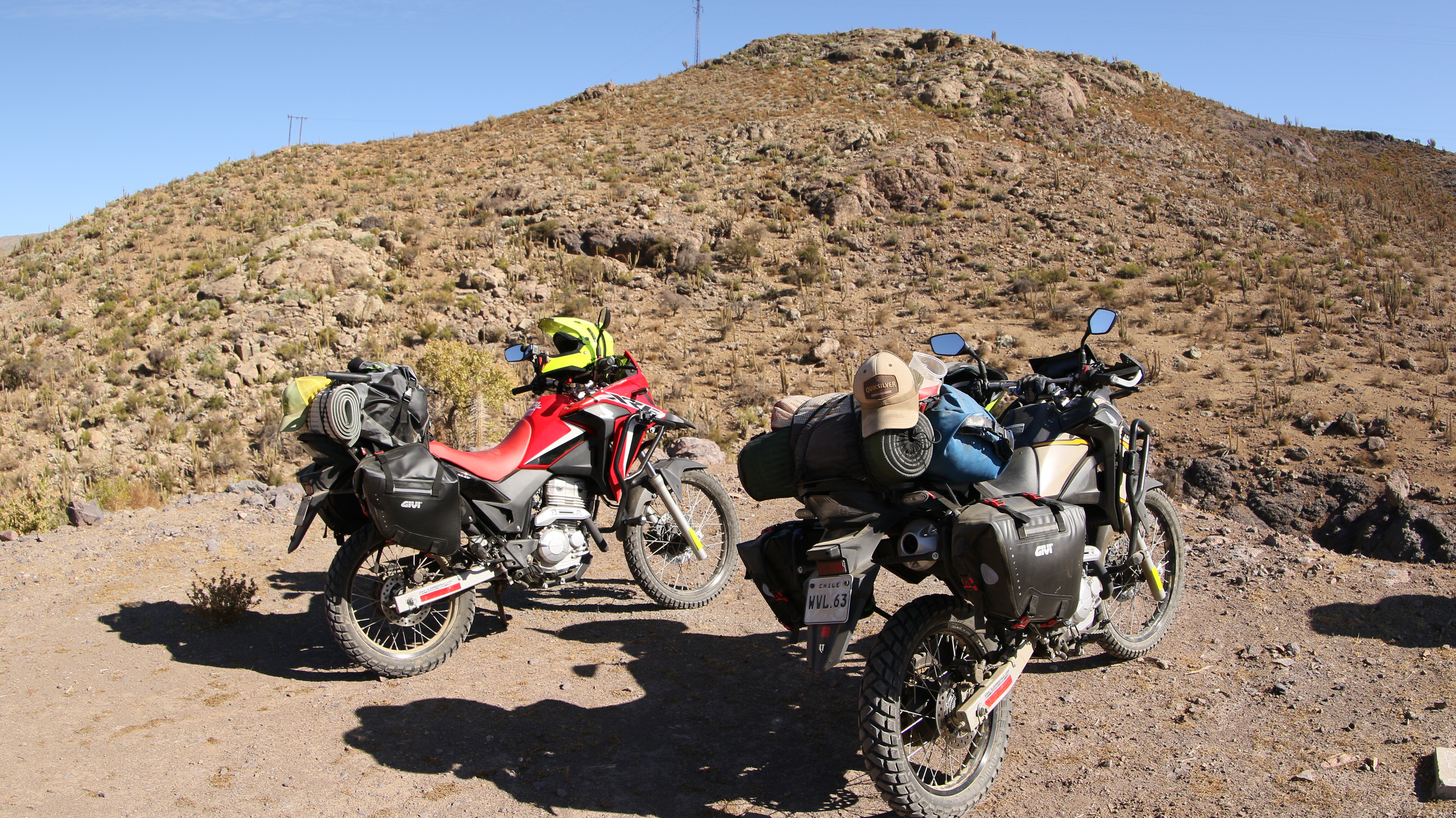Moto y paisaje
